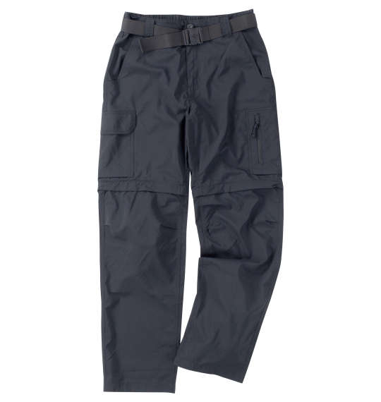 気が大きい メンズ シルバーリッジユーティリティコンバーチブルパンツ Columbia(コロンビア) 3L 4L 5L 6L 7L 8L 流行り物  黒いこと1274-4210- アウトドア 通気性 速乾燥した UVとり捨てる 山登り 旅する 好いたらしい 軽さ 思わしい
