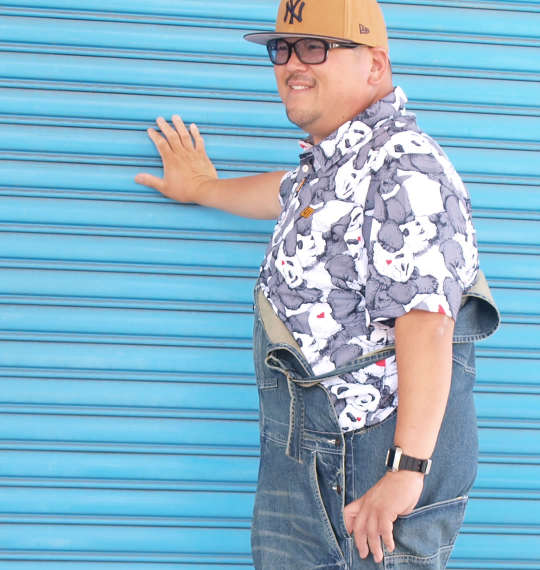 FILA GOLF メッシュカモフラジャガード半袖シャツ mk1