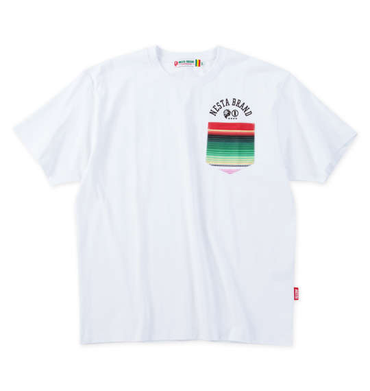 大きいサイズ メンズ 天竺ポケット付半袖Tシャツ NESTA BRAND 3L 4L 5L 6L 8L 1278-5551 カジュアル 快適 丈夫 おしゃれ デイリー 着心地抜群 夏向け 通気性良好 リラックスフィット