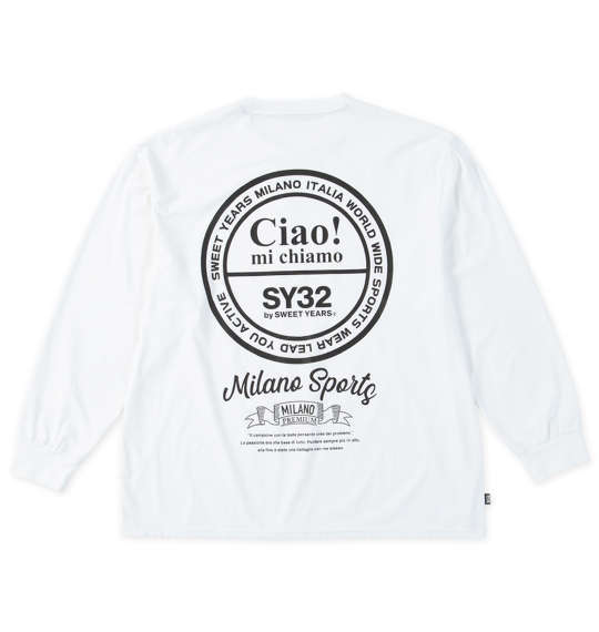 \お買い物マラソン開催中/サークルロゴ長袖Tシャツ SY32 by SWEET YEARS|Bigsizeselectshop-avanty