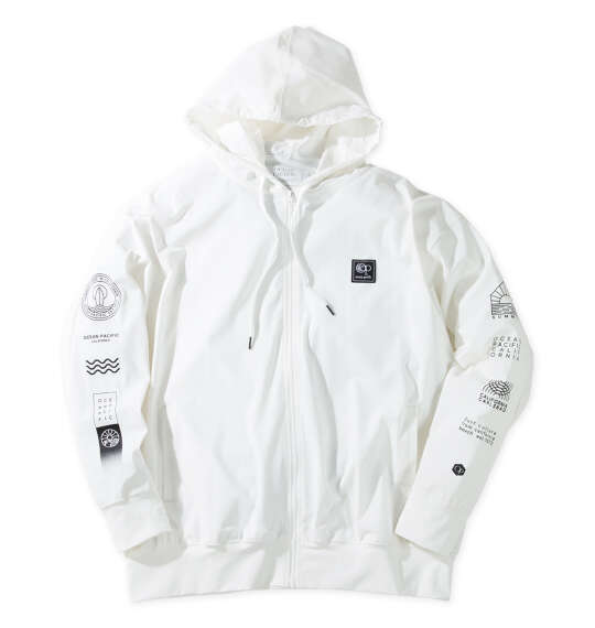 ＼お買い物マラソン開催中／接触冷感ストレッチUV長袖フルジップパーカー OCEAN PACIFIC｜Bigsizeselectshop-avanty