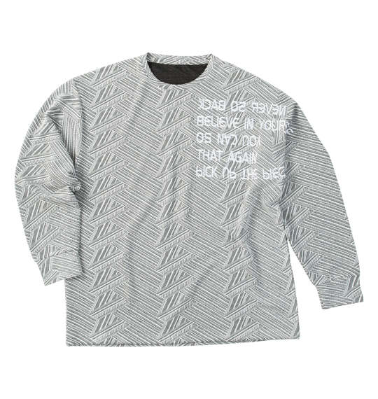 ジャガード刺しゅう長袖ティーシャツ インチ the attic Tシャツ・カットソー-メンズファッション