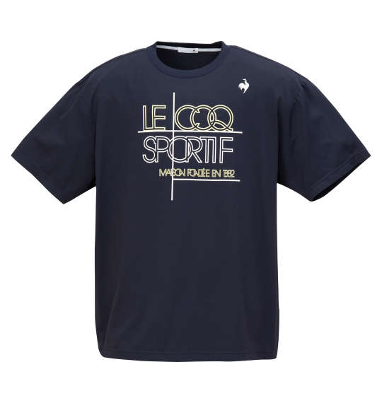 大きいサイズ メンズ 接触冷感ストレッチグラフィック半袖Tシャツ LE COQ SPORTIF カテゴリー 3L 4L 5L 6L 8L 1278-5260 カジュアル 快適 丈夫 夏用 通気性抜群 スポーツウェア おしゃれ 速乾性 吸汗性