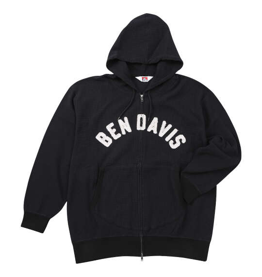 ＼お買い物マラソン開催中／ワッフルフルジップパーカー BEN DAVIS｜Bigsizeselectshop-avanty
