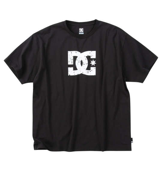 大きい メンズ 25SPLASH LOGO半袖Tシャツ DCSHOES 3L 4L 5L 6L ブラック 1278-5271 ストリート カジュアル おしゃれ コーディネート 夏 定番シンプル 快適 ルーズフィット