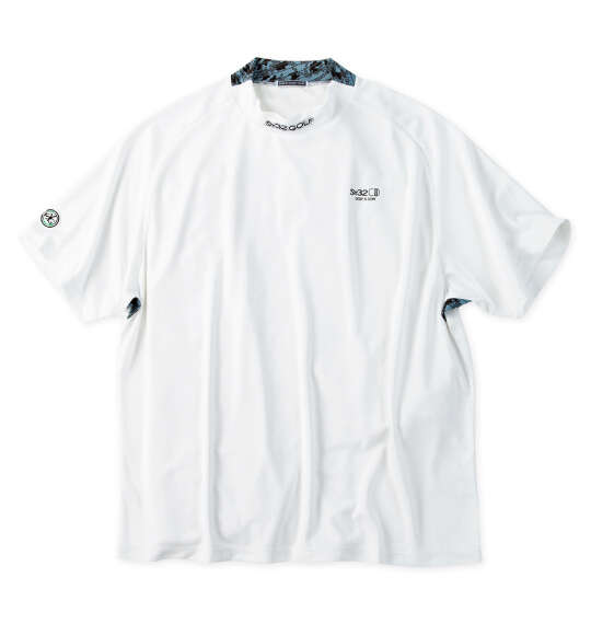 ＼お買い物マラソン開催中／グラフィックポイント半袖モックネックシャツ SY32 by SWEET YEARS｜Bigsizeselectshop-avanty