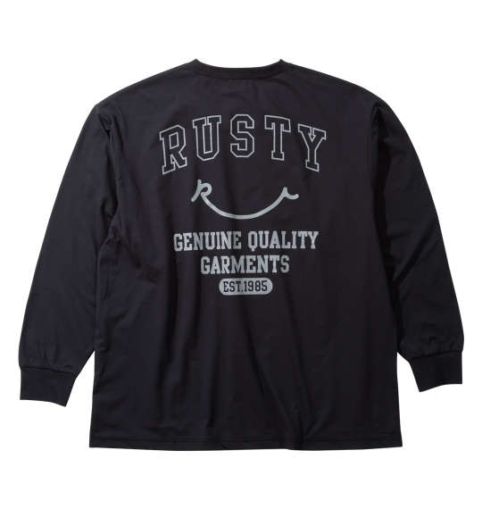 途轍も無い メンズ PEARTEX UV長袖ティーシャツ RUSTY  3L 4L 5L 6L 8L 黒いこと 1278-5276- 大きめ 夏用 日焼打つ手 通気性 吸汗速乾 分かりやすい デイリー若い衆 アウトドア 心地好い 運動競技 Tシャツ・カットソー-トップス