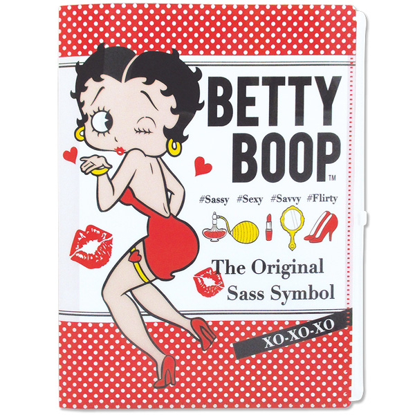 楽天市場 ベティーブープ 6 1クリアファイル 投げキッス nk Bettyboop ベティーちゃん 文具 文房具 ステーショナリー クリアファイル 書類 整理整頓 連絡袋 ファスナー付き 小物収納 激安メガセール あす楽対応 ビッグスター ネットショップ