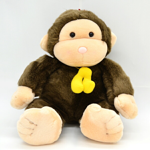 楽天市場 バナナモンキー ぬいぐるみ 22 動物 ぬいぐるみ サル さる プレゼント 誕生日 Monkey Stuffed Toy ビッグスター ネットショップ