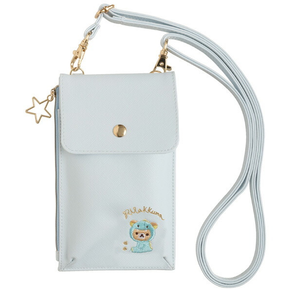 モバイルショルダー Ca リラックマ コリラックマ キイロイトリ チャイロイコグマ スマホ スマートフォン ショルダーバッグ あす楽対応 リラックマ リラックマ リラックマのきょうりゅうごっこテーマ グッズ 7