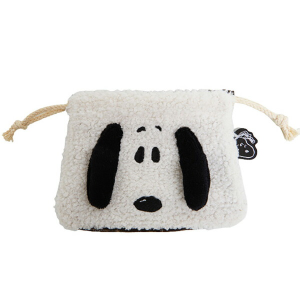 楽天市場 スヌーピー 巾着 ふわもこzakka 21snoopy ピーナッツ 人気 キャラクターグッズ ポーチ 旅行 メイク 小物入れ 整理 エチケット 収納 アメニティー あす楽対応 ビッグスター ネットショップ