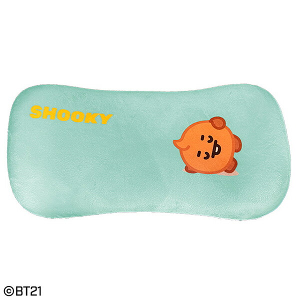Bt21 枕 ねむねむ Shooky bt21 キャラクター ラインフレンズ Line まくら 腰あてクッション 低反発 ウレタンフォーム リラックス おうち時間 カー用品 代引き不可