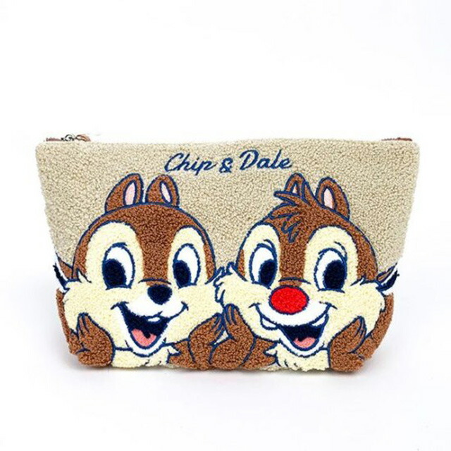 ディズニー さがらポーチ チップ デール Mdmix 075disney キャラクター 可愛い ポーチ 小物入れ ケース バッグ 化粧ポーチ 生活雑貨 メイク プレゼント 90 Off