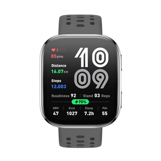 Amazfit スマートウォッチ Bip 6 濃灰色 sp170074-C17