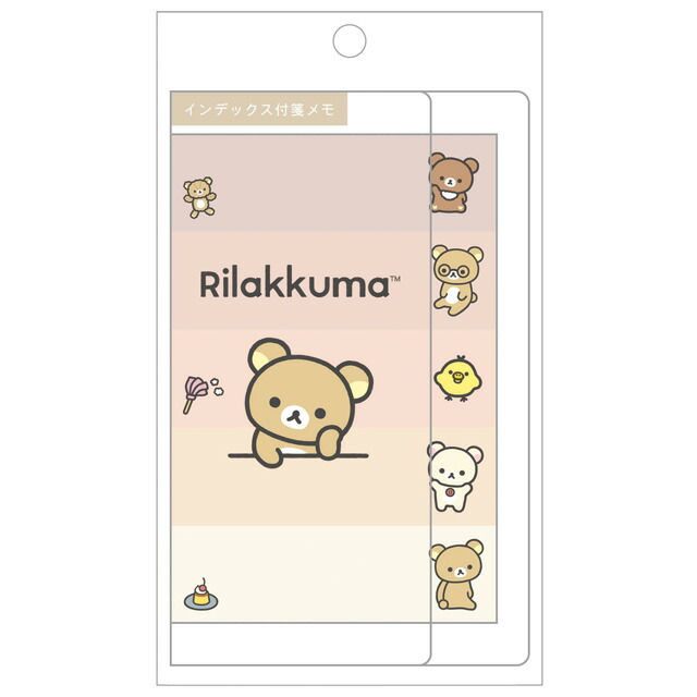 リラックマストア　ノベルティ　ハート型ポーチ　フレークシール　ブロックメモ rilakkumastore_4560413433506