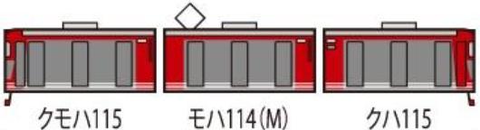 98533 しなの鉄道115系電車セット(3両) トミックス Nゲージ