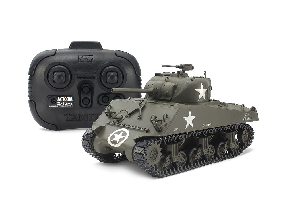 48217 1/35RC アメリカ M4A3シャーマン戦車 専用プロポ付き タミヤ 1/35RCタンク 同梱不可 ※キャンセル不可商品