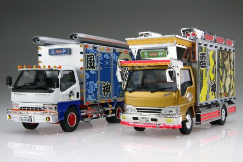 楽天市場】No.3 1/32 風神☆雷神 アオシマ ザ・デコトラ