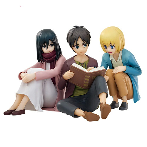 一番くじ 進撃の巨人 地鳴らし A賞 エレン＆ミカサ＆アルミン フィギュア 壁の外の世界◆新品Sa【即納】【コンビニ受取/郵便局受取対応】｜WebShopびーだま　店