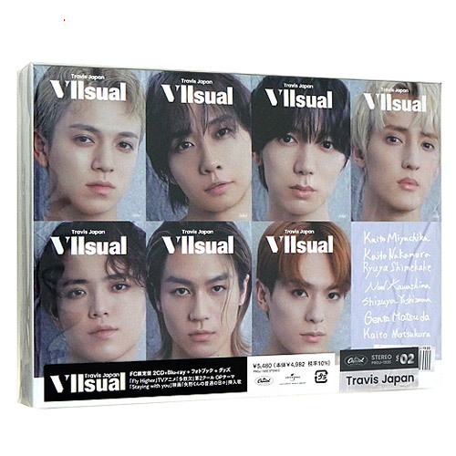 【中古】Travis Japan VIIsual(FC限定盤)/[2CD+Blu-ray]/先着特典ポストカード付き◎C【即納】【コンビニ受取/郵便局受取対応】