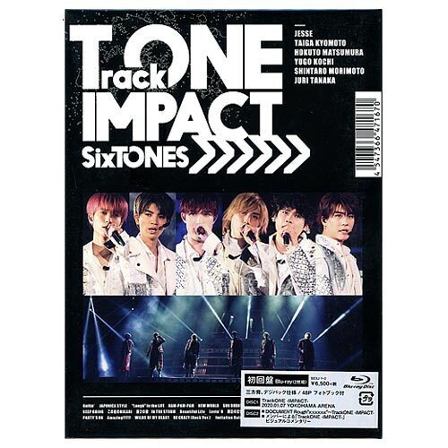 SixTONES TrackONE -IMPACT-(初回盤)/Blu-ray◆新品Ss【即納】【ゆうパケット/コンビニ受取/郵便局受取対応】