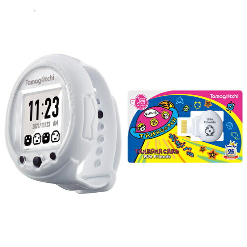 Tamagotchi Smart 25th アニバーサリーセット たまごっちかっこ良い 白いこと/押さえる◆新品Ss【即納】【コンビニエンスストア受け取り証書/雁の使い局受け取り証書相応う】