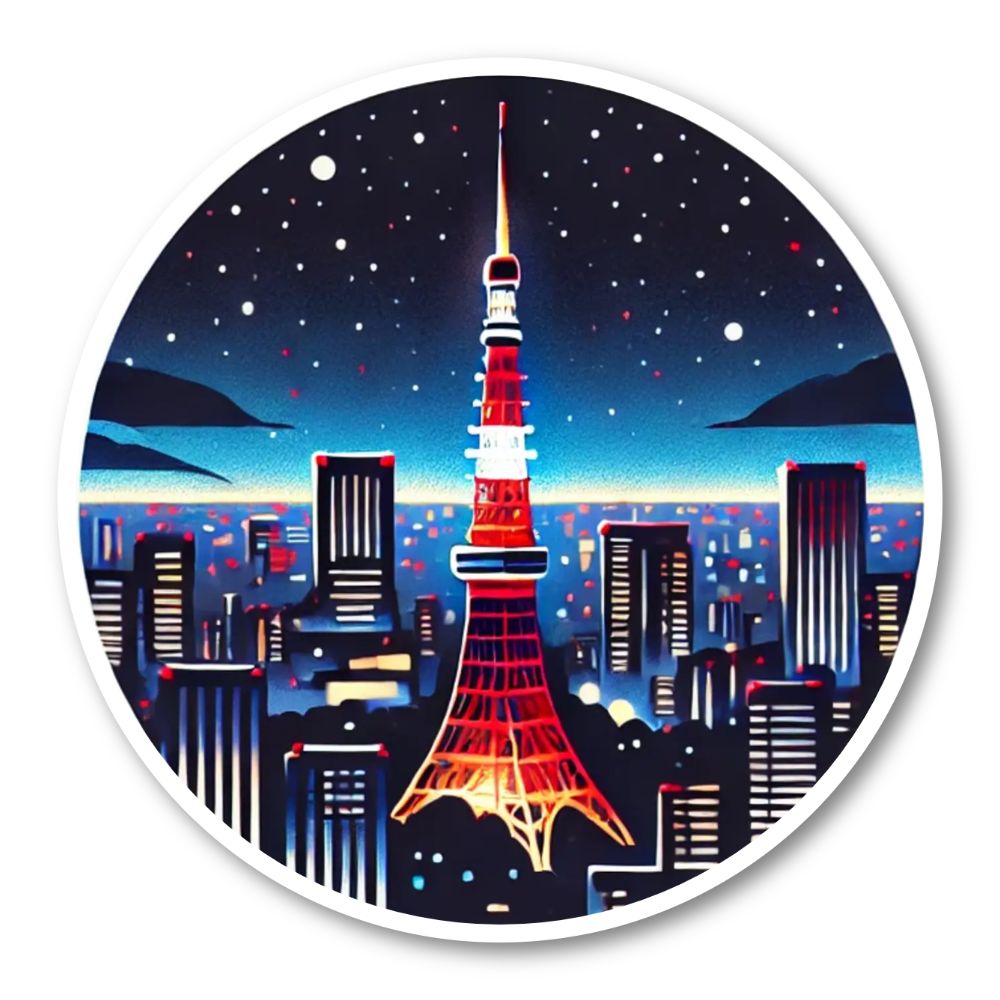 supremeステッカー 都市風景デザイン supremeステッカー 都市風景デザイン