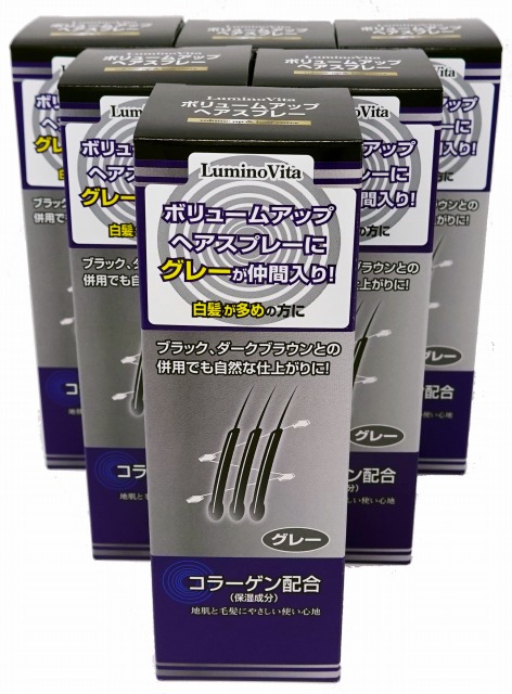 ルミノヴィータ ボリュームアップヘアスプレー 薄墨色 200g×6個