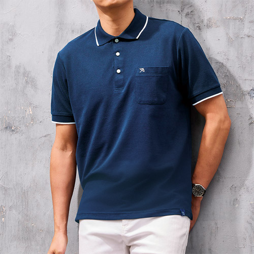 88096 アーノドパーマー　ポロシャツ　白　L 完全新品☆CLUBHAUS × アーノルド・パーマー ポロシャツ 白 L