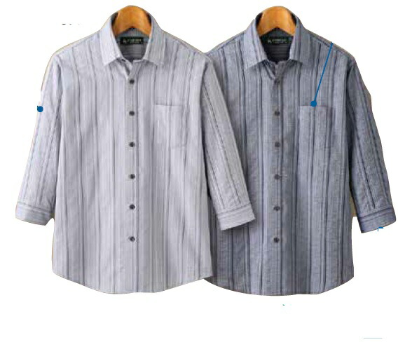 カジュアルシャツ メンズ シニア 麻混 麻入り ポールミラー 麻混 楊柳ストライプ7分袖シャツ 2色組 紳士服 シニア 男性 縦縞 縞模様 グリーン ネイビー 緑 紺色 胸ポケット シニアファッション 40代 50代 60代 70代 80代 父の日 お父さん 春夏 サマー　how　p22960 楽天市場】カジュアルシャツ メンズ シニア 麻混 麻入り ポールミラー