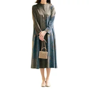 楽天市場】ワンピース ハイネック レディース カットソーコクーン