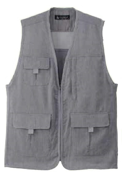 楽天市場】前開き ベスト メンズ 春夏 高島ちぢみ 7ポケット楊柳ベスト