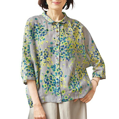 ジャカード切替えシャツ ブラック シャツ ブラウス 立ち襟 七分袖 ドット柄 デザインシャツ レディース 婦人服 ミセス シニア 女性 黒 春夏　nss　p25827 楽天市場】ホワイト 七分袖 チュニック ブラウス 襟無し ドット