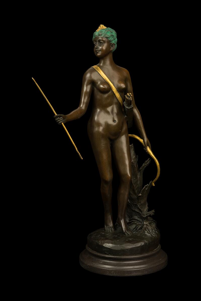 大人気ブロンズ像女狩人インテリア彫刻銅像 西洋美術屋店 彫刻 送料無料 送料無料 大人気ブロンズ像 女狩人インテリア彫刻銅像 大人気輝く高品質 送料無料