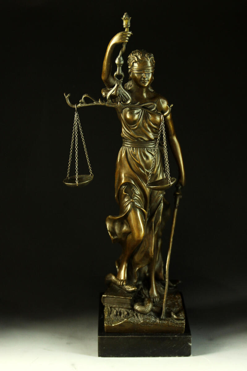 最適な材料 大型ブロンズ像 正義の女神 Houdon 40ｃｍ 西洋美術屋 店 Kardelenguzellik Com