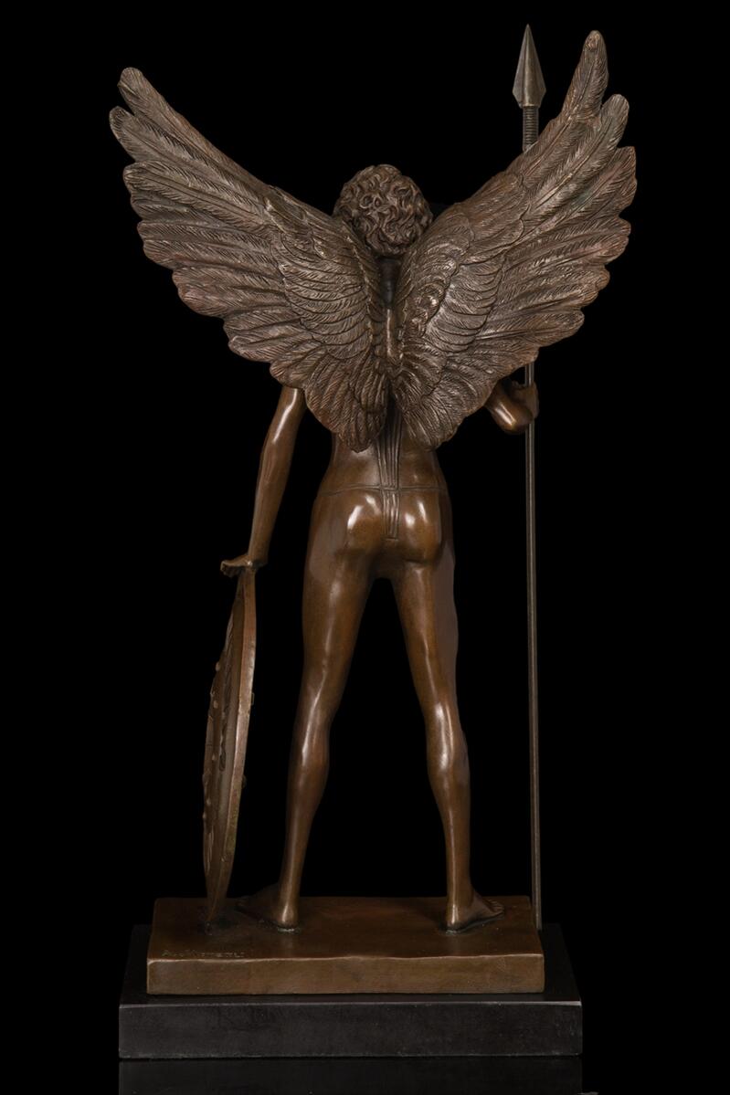 送料無料 大人気ブロンズ像 戦士 インテリア 彫刻 銅像 Magazinpegas Cz