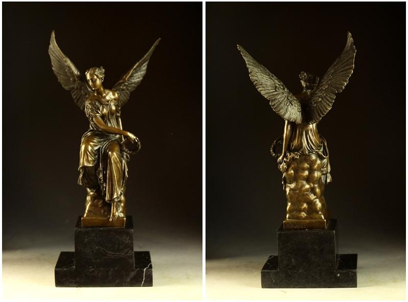 【楽天市場】【送料無料】【永楽】超人気ブロンズ像 勝利女神 ギリシア神話 インテリア家具 置物 彫刻 銅像 彫像 美術品フィギュア贈り物 プレゼント:西洋美術屋 楽天市場店 【楽天市場】【送料無料】【永楽】超人気ブロンズ像 勝利女神 ギリシア神話 インテリア家具 置物 彫刻 銅像 彫像 美術品フィギュア贈り物 プレゼント:西洋美術屋 楽天市場店