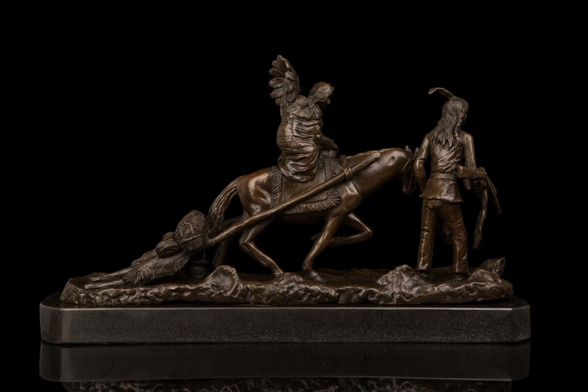 送料無料 大人気ブロンズ像 馬に乗る家族 インテリア 彫刻 銅像 Magazinpegas Cz