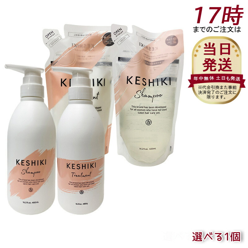 KESHIKI ケシキ レフィル シャンプー トリートメントセット ２個セット KESHIKI ケシキ シャンプー トリートメント 2点セット 詰替え用 詰替