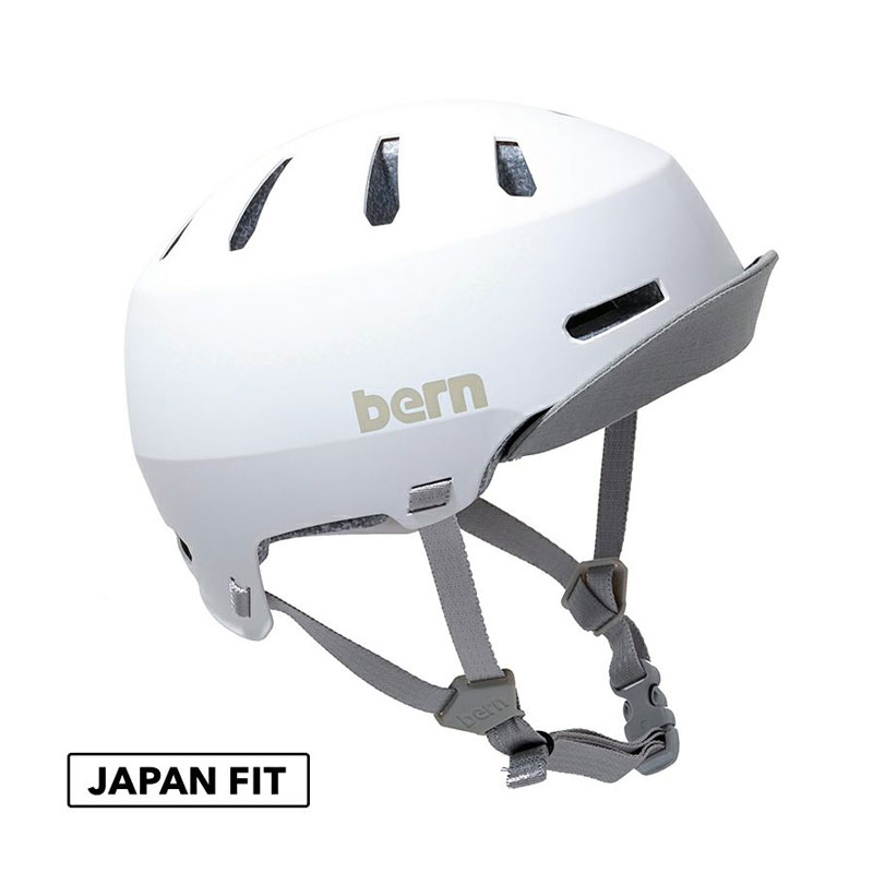 bern バーン MACON VISOR2.0 メーコンバイザー2.0 ヘルメット BEBM28H Matte White (JAPAN FIT)