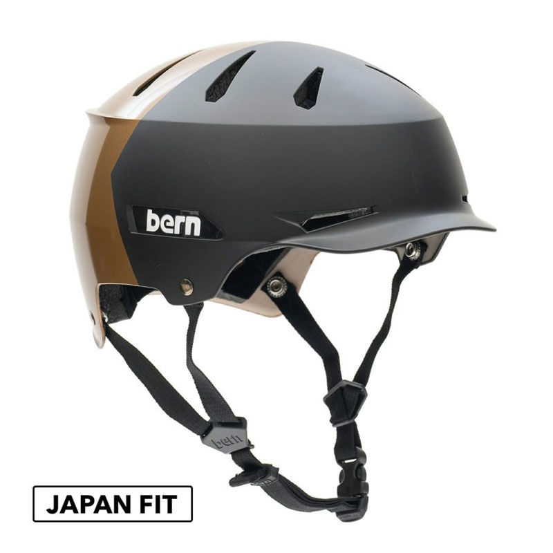 bern バーン HENDRIX ヘンドリックス ヘルメット BEBM34S Metallic Copper Hatstyle (JAPAN FIT)｜自転車の専門店　バイクキング