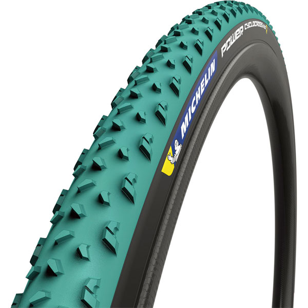 MICHELIN ミシュラン パワー シクロクロス マッド 700x33C チューブレスレディ グリーンブラック CXタイヤ