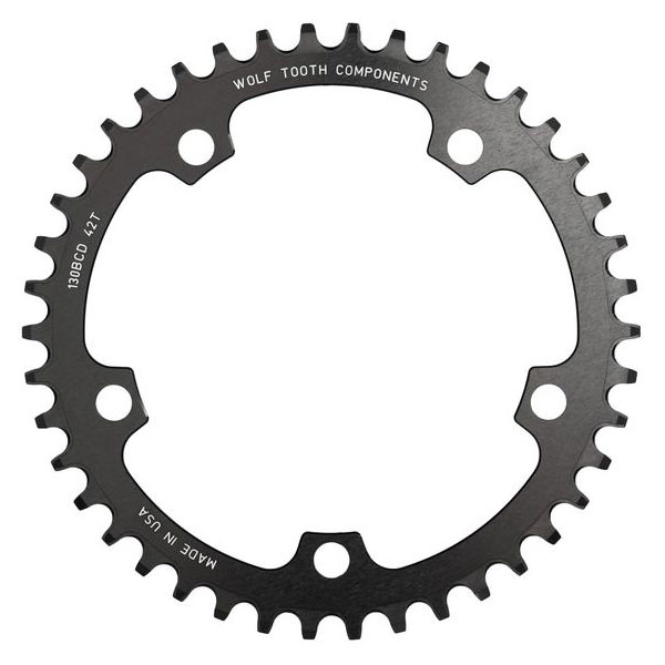 WOLF TOOTH ウルフトゥース 130 BCD 5 Bolt Chainring 44T/46T compatible with SRAM Flattop 自転車・サイクリング-チェーンリング