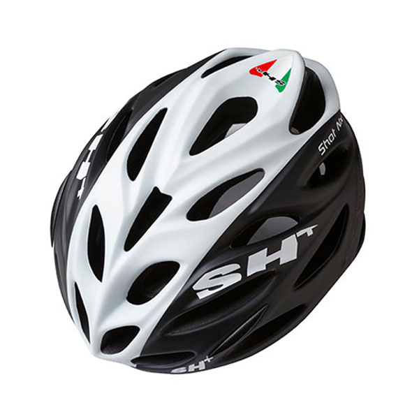 SH+ SHOT NX ショットNX ヘルメット MATT BLACK/WHITE/BLACK JCF公認｜自転車の専門店　バイクキング