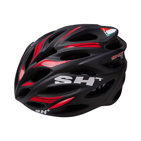 SH+ SHOT R1 ショットR1 ヘルメット BLACK/RED MATT JCF公認