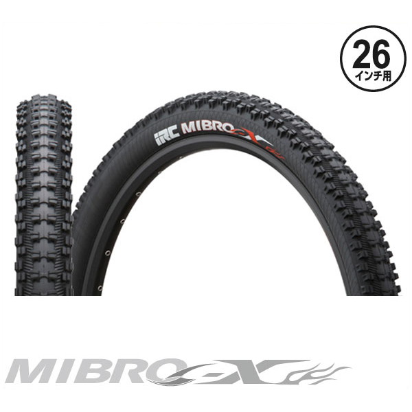 楽天市場】IRC MIBRO X/ミブロ X【26インチ】【MTB/マウンテンバイク用 