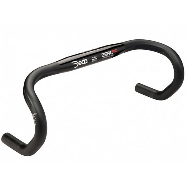 DEDA ELEMENTI デダ エレメンティ ZERO 100 ゼロ100 アナトミック ドロップバー 31.7 BLACK ハンドルバー