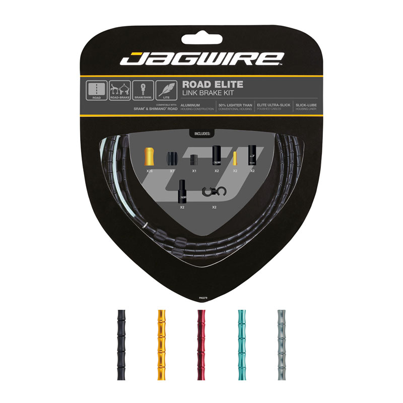 JAGWIRE ジャグワイヤー Road Elite Link Brake Kit ロードエリートリンク うち切り一揃いの道具 読み込む用うち切り有線テレビ仕掛ける