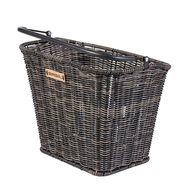 BASIL バジル BREMEN RATTAN LOOK KF ブレーメン ラタンルック フロントバスケット KLICKfix対応｜自転車の専門店　バイクキング