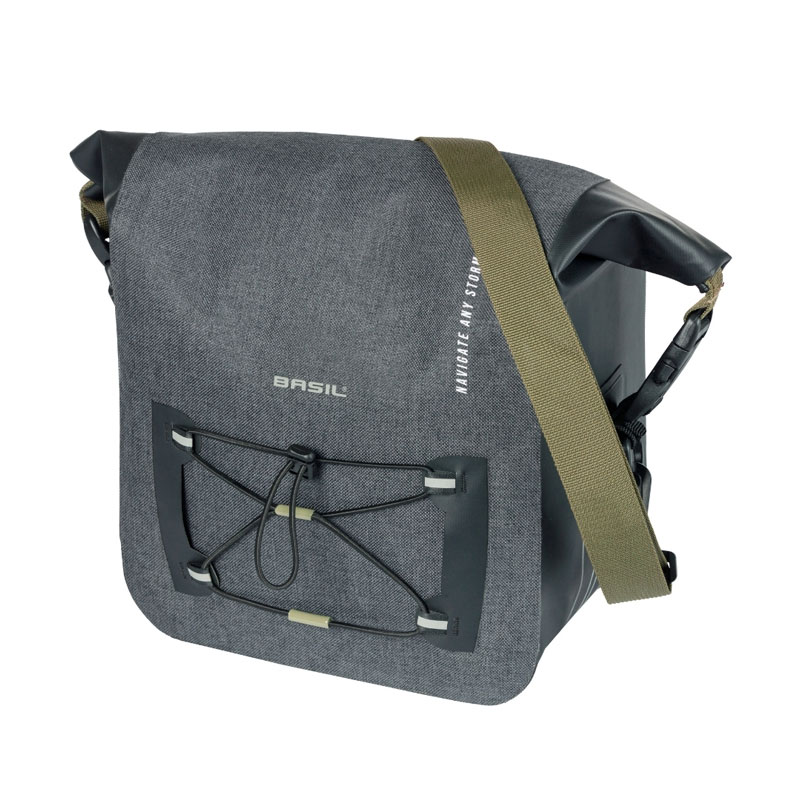BASIL バジル NAVIGATOR STORM 楫取り黒風 ハンドルバーバッグ KLICKfix相応う